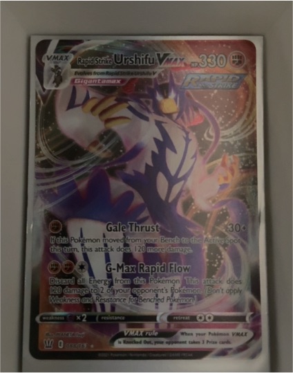 2021 Pokemon TCG Battle Styles #088 Rapid Strike Urshifu VMAX — front