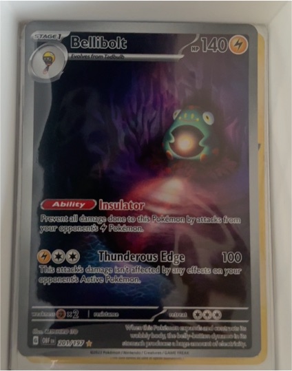 2023 Pokémon SV03 #201 Bellibolt Illustration Rare Obsidian Flames — front