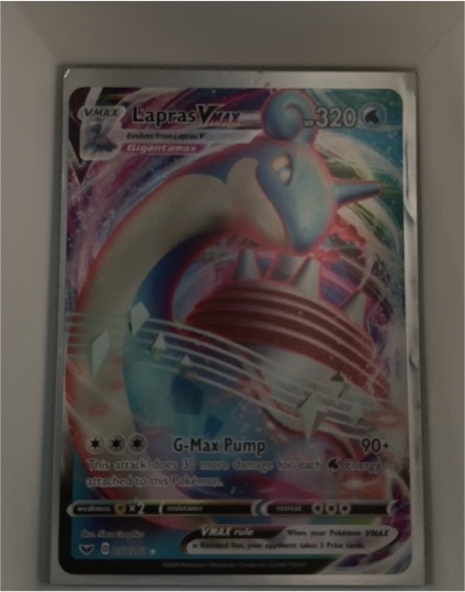 2020 Pokemon Sword & Shield #050 Lapras VMAX — front
