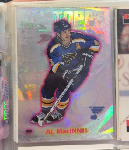 1993 Topps #1 Al MacInnis — front