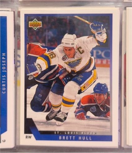 1993-94 Upper Deck #160 Brett Hull — front