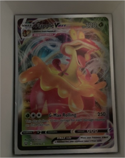 2021 Pokémon Battle Styles #019 Flapple VMAX — front