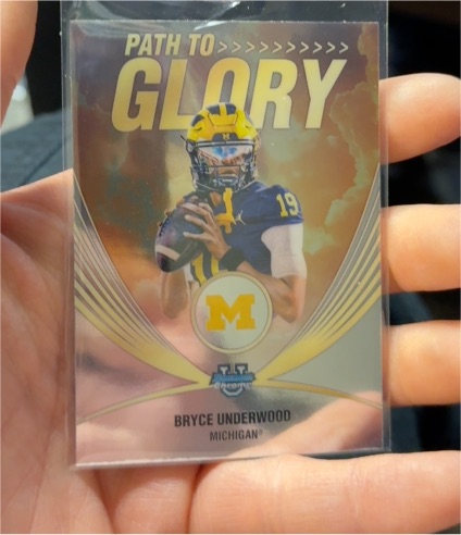 2025 Bowman Chrome University #PG-18 Bryce Underwood Path to Glory — front