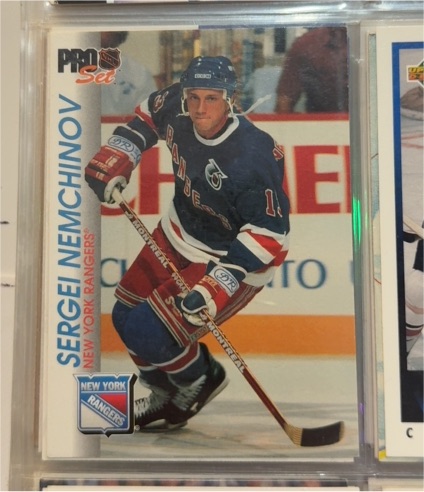 1992-93 Pro Set #117 Sergei Nemchinov — front