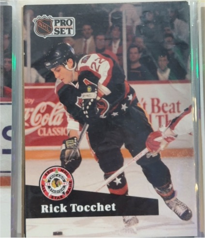 1991-92 Pro Set #311 Rick Tocchet — front