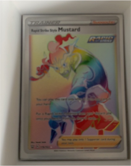 2021 Pokémon TCG Battle Styles #176 Rapid Strike Style Mustard — front
