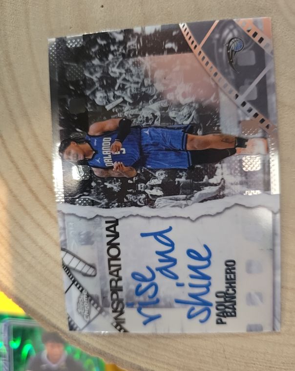 2025-26 Topps Chrome Inspirational Rise and Shine Paolo Banchero — front