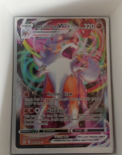 2021 Pokémon Evolving Skies #92 Lycanroc VMAX — front