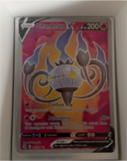 2022 Pokémon TCG Fusion Strike #247 Chandelure V — front