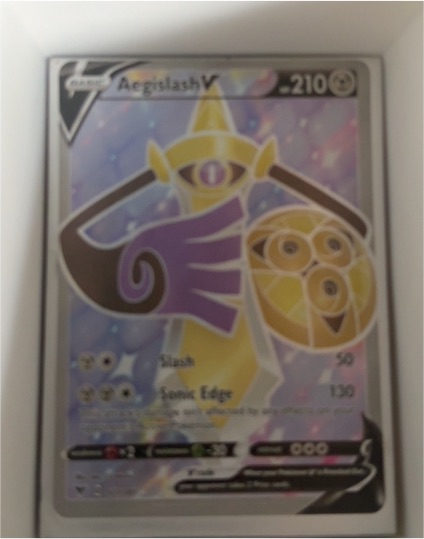 2020 Pokémon TCG Vivid Voltage #177 Aegislash V — front