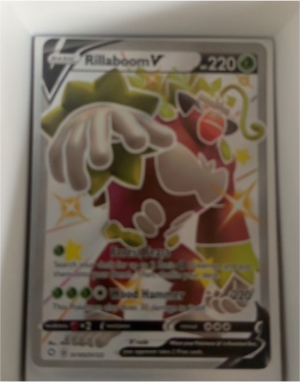 2021 Pokémon TCG Shining Fates SV105 Rillaboom V — front