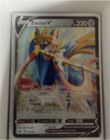 2020 Pokémon Sword & Shield #138 Zacian V — front