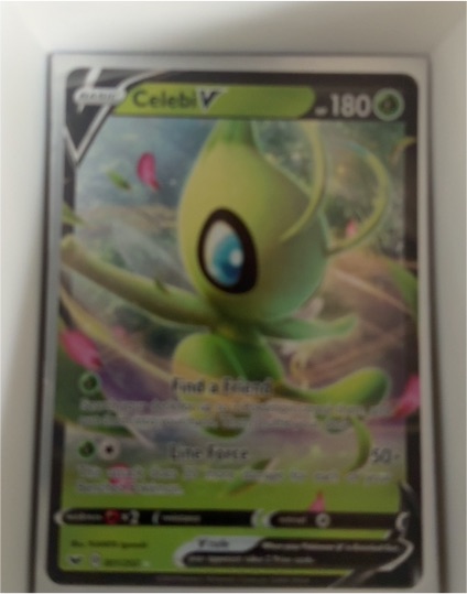 2020 Pokémon TCG Sword & Shield #001 Celebi V — front