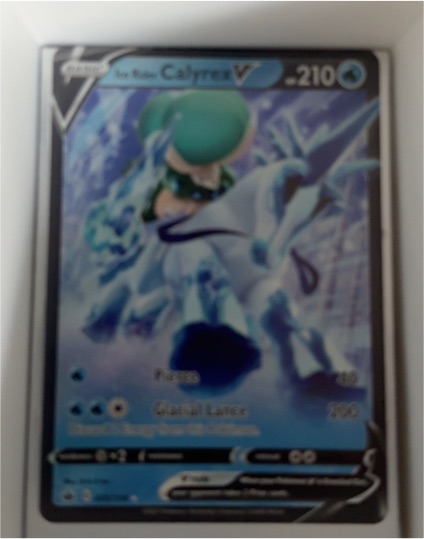2021 Pokémon TCG Chilling Reign #045 Ice Rider Calyrex V — front