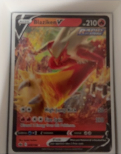 2021 Pokémon TCG SWSH06 #020 Blaziken V — front