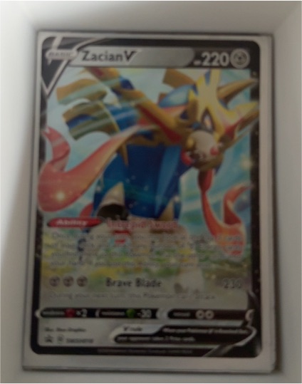 2020 Pokémon TCG Black Star Promo Zacian V SWSH018 — front