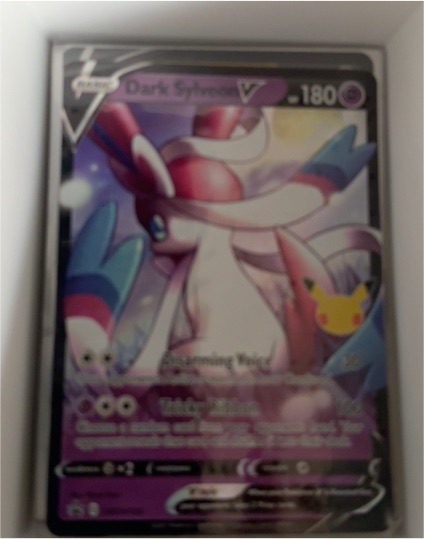 2021 Pokémon TCG Celebrations #SWSH134 Dark Sylveon V — front