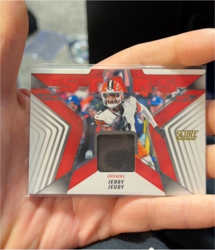 2025 Panini Score Stars of the NFL #SNJ-JJY Jerry Jeudy — front