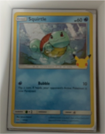 2021 Pokémon McDonald's 25th Anniversary #17 Squirtle — front