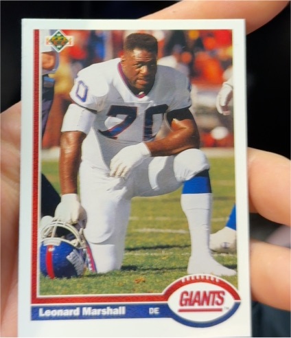 1991 Upper Deck #441 Leonard Marshall — front