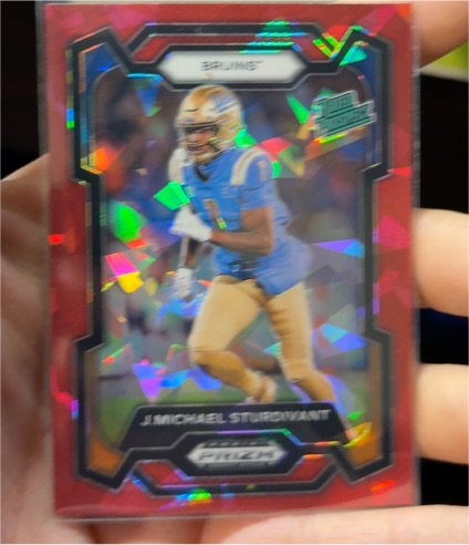 2024 Panini Prizm Draft Picks #195 J. Michael Sturdivant — front
