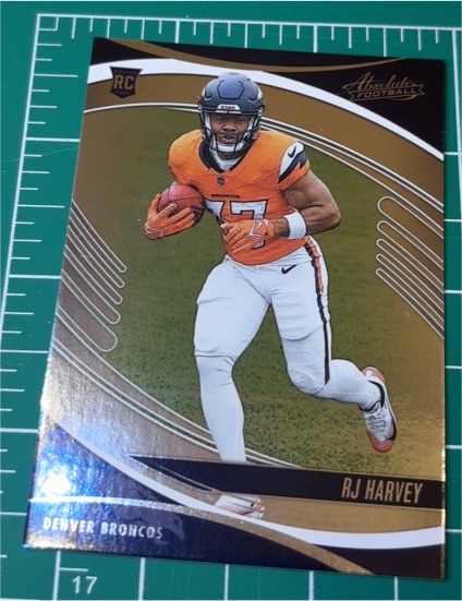2025 Panini Absolute #173 RJ Harvey — front