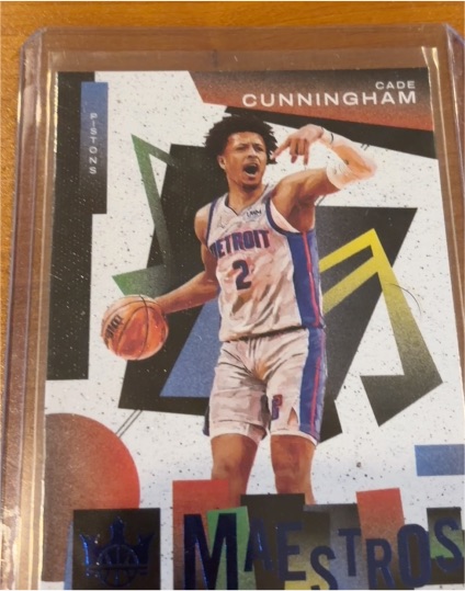 2021-22 Panini Court Kings #8 Cade Cunningham Maestros — front