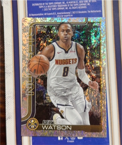 2025-26 Topps Basketball #106 Peyton Watson — front