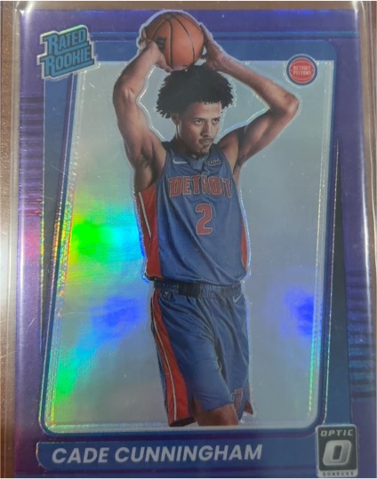 2021-22 Donruss Optic #161 Cade Cunningham — front