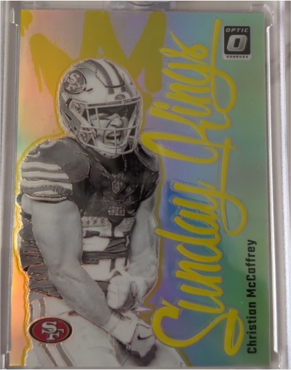 2024 Panini Donruss Optic #27 Christian McCaffrey Sunday Kings — front