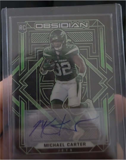 2021 Panini Obsidian #118 Michael Carter — front