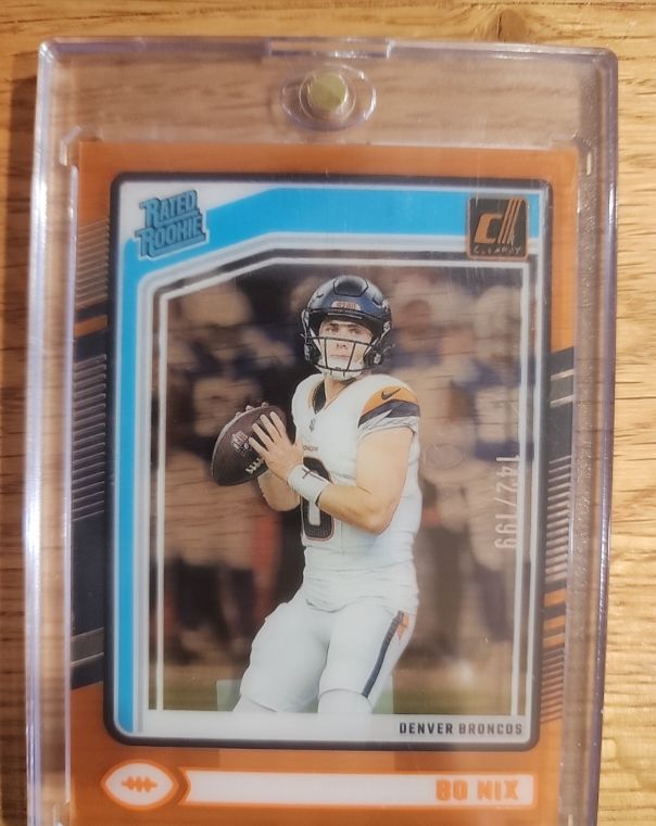 2024 Panini Clearly Donruss #56 Bo Nix — front