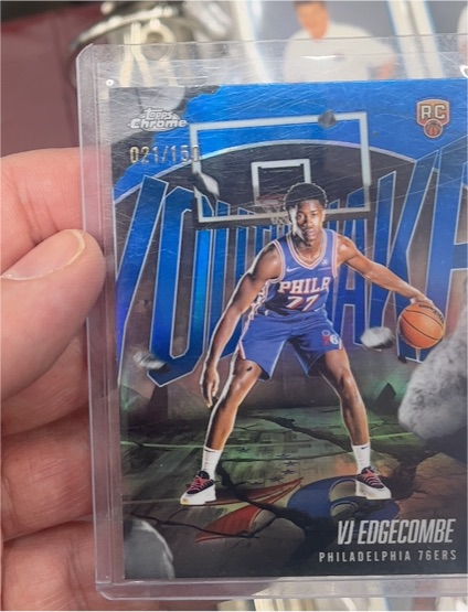 2025-26 Topps Chrome Youthquake #YQ-3 VJ Edgecombe — front