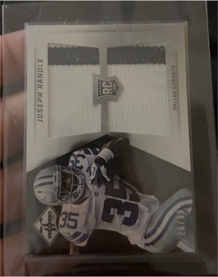2013 Panini Limited Rookie Jumbo Jerseys RC Logo #15 Joseph Randle — front