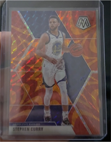 2019-20 Panini Mosaic #70 Stephen Curry — front