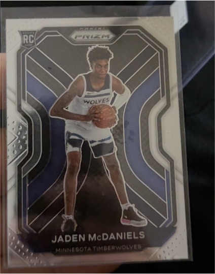 2020-21 Panini Prizm #277 Jaden McDaniels — front