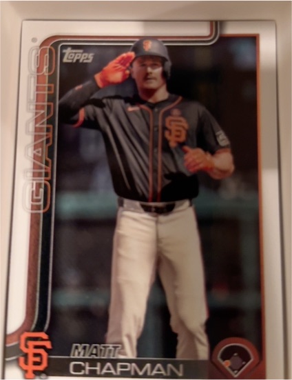 2025 Topps #221 Matt Chapman — front
