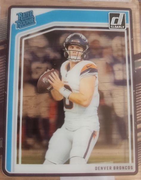 2024 Panini Clearly Donruss Rated Rookie #56 Bo Nix — front