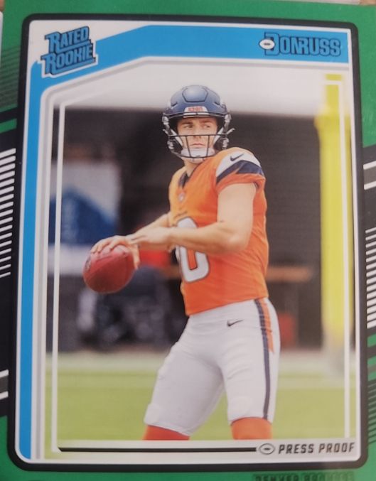 2024 Donruss #369 Bo Nix — front