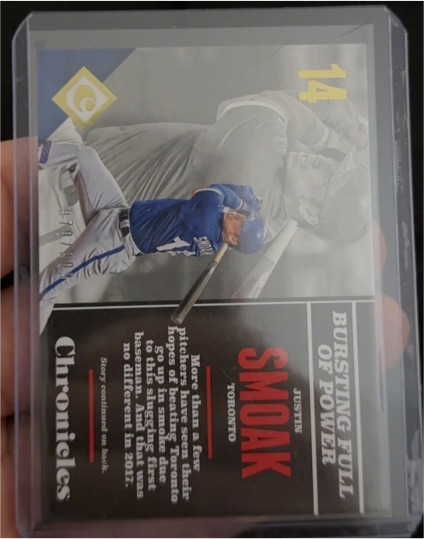 2017 Panini Chronicles #53 Justin Smoak — front