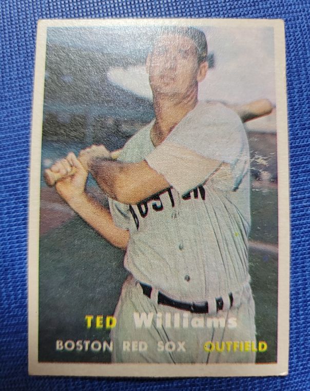 1957 Topps #1 Ted Williams — front