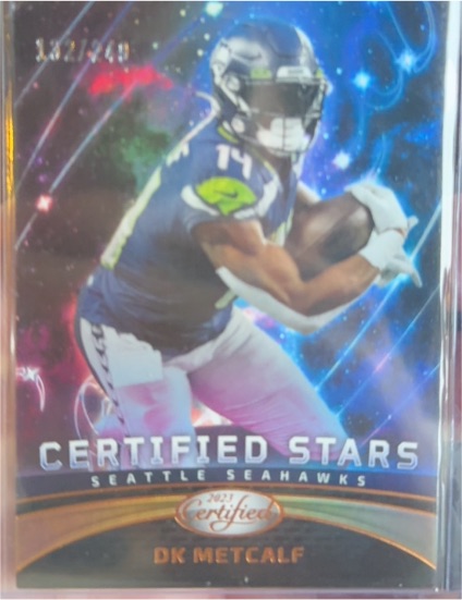 2023 Panini Certified Certified Stars #CS-5 DK Metcalf — front
