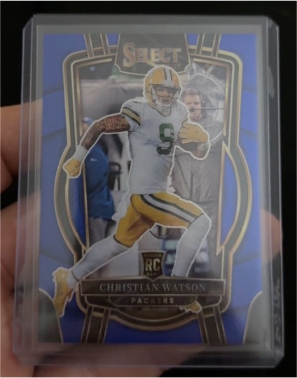 2022 Panini Select #265 Christian Watson Rookie Card — front