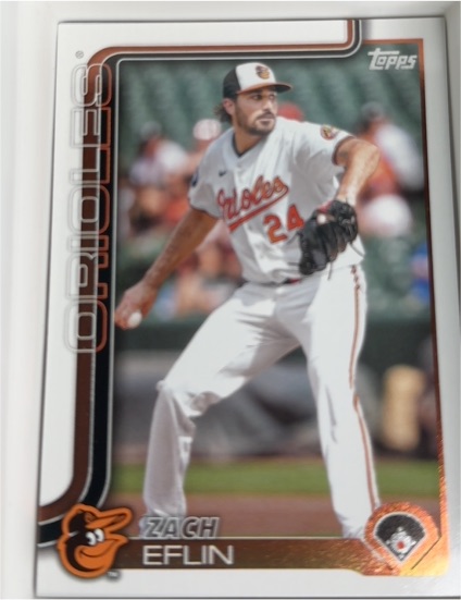 2025 Topps #188 Zach Eflin — front