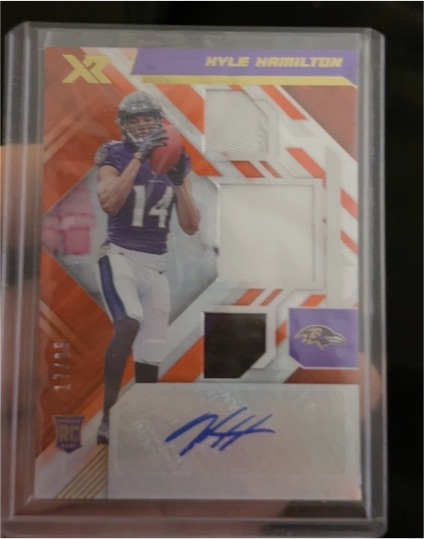 2021 Panini XR #14 Kyle Hamilton — front