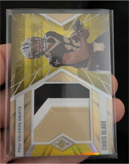 2022 Panini Phoenix #20 Chris Olave Rookie Jumbo Memorabilia — front