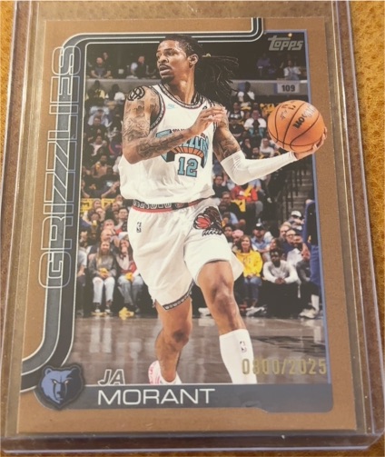 2025-26 Topps #109 Ja Morant — front