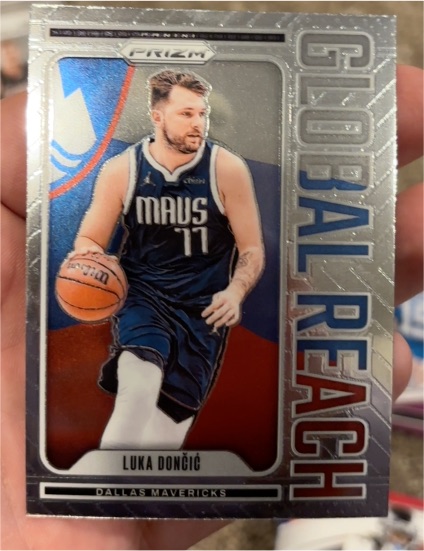 2024-25 Panini Prizm #8 Luka Dončić Global Reach — front