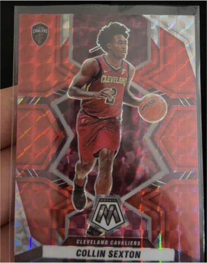 2021-22 Panini Mosaic #185 Collin Sexton — front