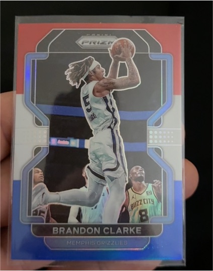 2021-22 Panini Prizm #77 Brandon Clarke — front
